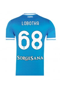 SSC Napoli Stanislav Lobotka #68 Jalkapallovaatteet Kotipaita 2025-26 Lyhythihainen